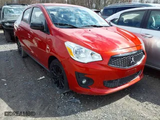 2020 Mitsubishi Mirage G4 SE with VIN ML32F4FJ4LHF12869, listed as a IAAI auction lot 41790006 with 10,422 mi miles. Bid and sale history available at carsss.com. Image 1.