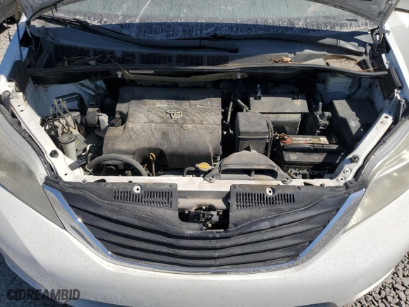 2011 Toyota Sienna LE AAS with VIN 5TDKK3DC9BS059198, listed as a Copart auction lot 46427245 with 188,166 mi miles and Clean Title. Bid and sale history available at carsss.com. Image 12.