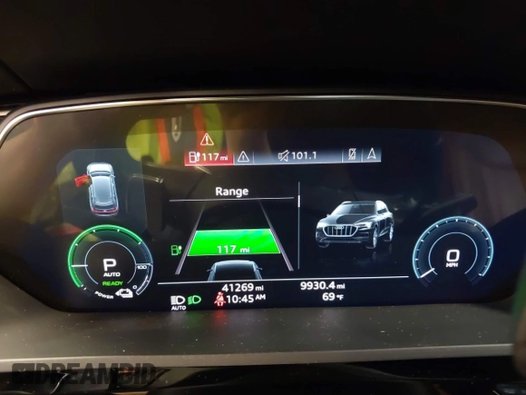 2019 Audi e-tron Prestige with VIN WA1VABGE3KB012371, listed as a IAAI auction lot 42314860 with 41,269 mi miles and . Bid and sale history available at DreamBid. Image 7.