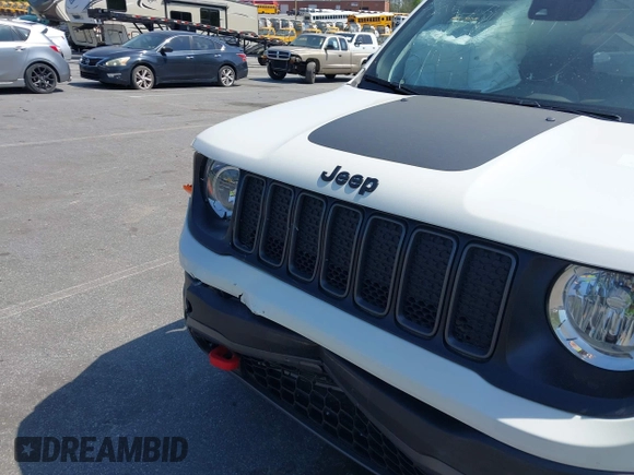 2023 Jeep Renegade Trailhawk with VIN ZACNJDC18PPP12658, listed as a IAAI auction lot 42021264 with 16,187 mi miles and . Bid and sale history available at DreamBid. Image 6.