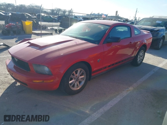 2009 Ford Mustang with VIN 1ZVHT80N595126484, listed as a IAAI auction lot 41226847 with 117,273 mi miles and . Bid and sale history available at carsss.com. Image 17.