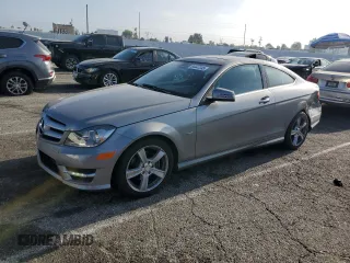 2012 Mercedes-Benz C 250 with VIN WDDGJ4HBXCF782520, listed as a Copart auction lot 64447245 with 99,742 mi miles and Salvage title. Bid and sale history available at DreamBid. Image 1.