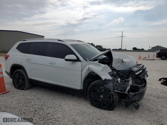 2019 Volkswagen Atlas 3.6L V6 SEL with VIN 1V2ER2CA6KC520800, listed as a Copart auction lot 75459874 with 112,145 mi miles and Salvage Title. Bid and sale history available at carsss.com. Image 4.