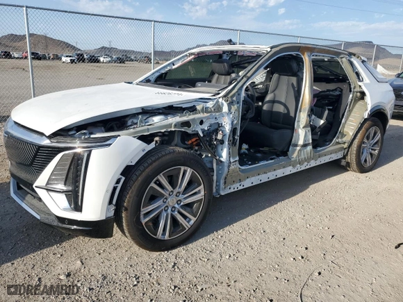 2024 Cadillac LYRIQ Tech with VIN 1GYKPMRK5RZ103496, listed as a Copart auction lot 66626774 with 5,335 mi miles and Salvage Title. Bid and sale history available at carsss.com. Image 1.