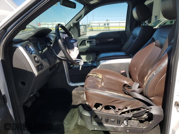 2012 Ford F-150 XL with VIN 1FTFW1ET4CFA84388, listed as a Copart auction lot 47703165 with 345,011 mi miles and Salvage Title. Bid and sale history available at carsss.com. Image 7.