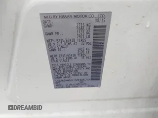 2015 Nissan Pathfinder Platinum with VIN 5N1AR2MM0FC696879, listed as a IAAI auction lot 42368003 with 120,650 mi miles and . Bid and sale history available at DreamBid. Image 9.