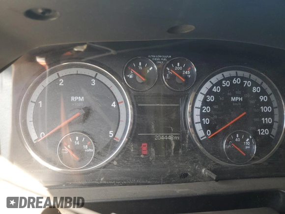2011 Ram 2500 Big Horn with VIN 3D7UT2CL9BG588740, listed as a Copart auction lot 62300115 with 204,448 mi miles and Salvage title. Bid and sale history available at DreamBid. Image 9.