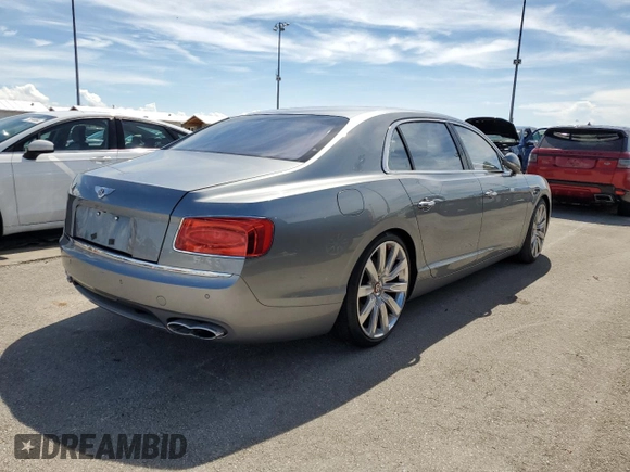 2015 Bentley Flying Spur V8 with VIN SCBET9ZA9FC043128, listed as a Copart auction lot 73826634 with Not provided miles and Non repairable. Bid and sale history available at DreamBid. Image 3.