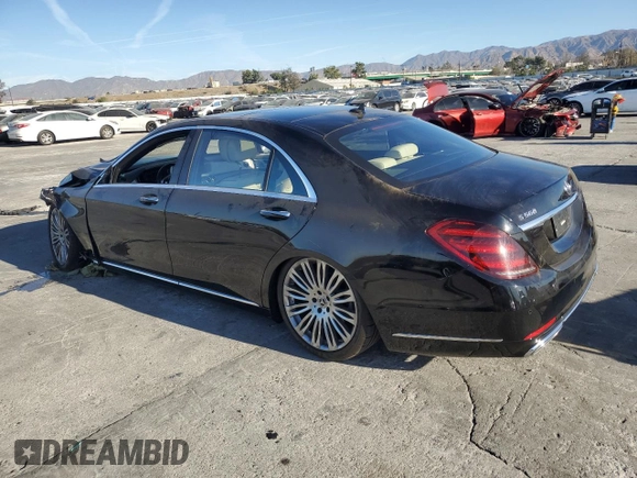 2020 Mercedes-Benz S-Class S 560 with VIN WDDUG8DB8LA523987, listed as a Copart auction lot 42517405 with 77,649 mi miles and Salvage Title. Bid and sale history available at carsss.com. Image 2.