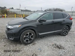 2017 Honda CR-V Touring with VIN 5J6RW1H96HL005304, listed as a Copart auction lot 46551855 with 93,988 mi miles and Salvage Title. Bid and sale history available at carsss.com. Image 1.