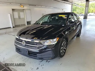 2024 Volkswagen Jetta S with VIN 3VW5M7BUXRM051063, listed as a IAAI auction lot 42850667 with 28,457 mi miles and . Bid and sale history available at DreamBid. Image 15.
