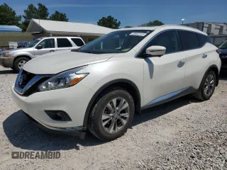 2017 Nissan Murano SL z VIN 5N1AZ2MH6HN107618, wystawiony jako Copart lot #58902315 z przebiegiem 59 503 mil mil oraz Szkoda całkowita • Salvage title. Historia ofert i sprzedaży dostępna na DreamBid. Obrazek 1.