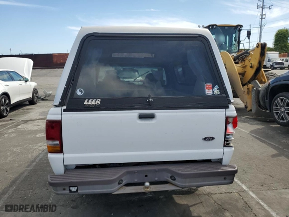 1996 Ford Ranger XL with VIN 1FTCR10A1TUD90931, listed as a Copart auction lot 51350215 with 96,759 mi miles and Salvage Title. Bid and sale history available at carsss.com. Image 6.