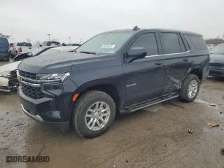 2021 Chevrolet Tahoe LS with VIN 1GNSCMKD6MR334050, listed as a Copart auction lot 45303224 with 31,690 mi miles. Bid and sale history available at carsss.com. Image 1.