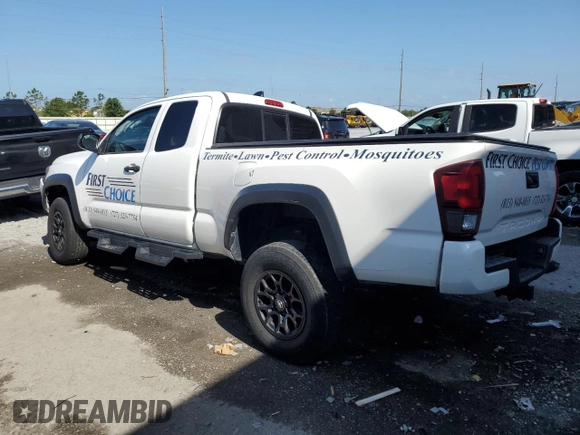 2022 Toyota Tacoma SR z VIN 3TYRZ5CN7NT021180, wystawiony jako Copart lot #52555875 z przebiegiem 66 535 mil mil oraz Nie do naprawy • Non repairable. Historia ofert i sprzedaży dostępna na DreamBid. Obrazek 2.