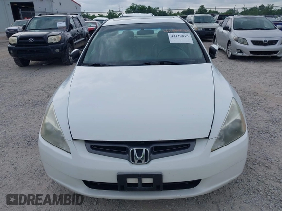 2003 Honda Accord EX with VIN 1HGCM66533A044677, listed as a IAAI auction lot 42440815 with 188,450 mi miles and . Bid and sale history available at DreamBid. Image 6.