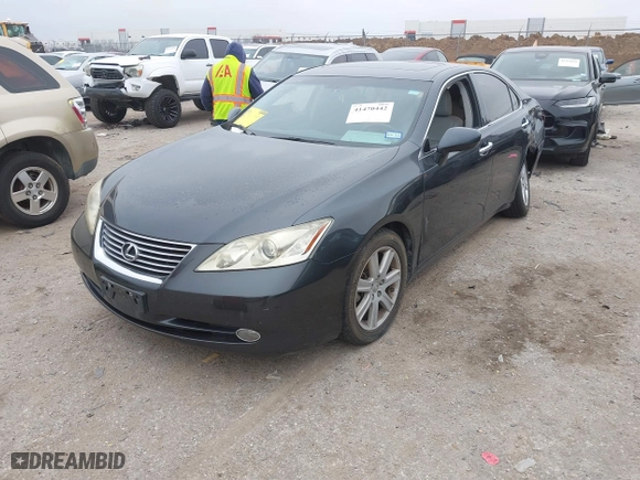 2009 Lexus ES 350 with VIN JTHBJ46G792302662, listed as a IAAI auction lot 41470442 with 105,206 mi miles. Bid and sale history available at carsss.com. Image 17.