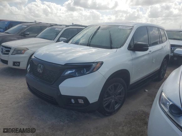 2020 Honda Passport EX-L with VIN 5FNYF7H53LB002857, listed as a Copart auction lot 77370934 with 0 mi miles and Non Repairable. Bid and sale history available at carsss.com. Image 1.