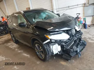 2017 Nissan Rogue SV with VIN 5N1AT2MV9HC812545, listed as a IAAI auction lot 42365092 with 74,603 mi miles and . Bid and sale history available at DreamBid. Image 1.