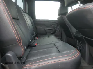 2024 Nissan Titan Pro-4X with VIN 1N6AA1ED7RN106896, listed as a Copart auction lot 55622215 with 16,155 mi miles and Salvage title. Bid and sale history available at DreamBid. Image 10.