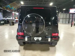 2021 Mercedes-Benz G 550 with VIN W1NYC6BJ1MX418396, listed as a Copart auction lot 83761414 with 25,151 mi miles and Salvage Title. Bid and sale history available at DreamBid. Image 4.