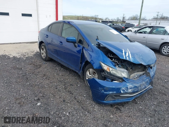 2015 Honda Civic LX with VIN 19XFB2F5XFE240773, listed as a IAAI auction lot 41920735 with 110,772 mi miles and . Bid and sale history available at DreamBid. Image 1.