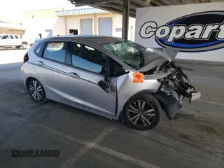 2015 Honda Fit EX-L with VIN 3HGGK5H86FM730616, listed as a Copart auction lot 55829815 with Not provided miles and Salvage title. Bid and sale history available at DreamBid. Image 4.