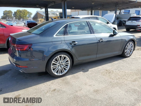 2019 Audi A4 Premium Plus z VIN WAUHMAF46KA107832, wystawiony jako Copart lot #46549125 z przebiegiem 36 127 mil mil oraz Szkoda całkowita • Salvage title. Historia ofert i sprzedaży dostępna na DreamBid. Obrazek 3.