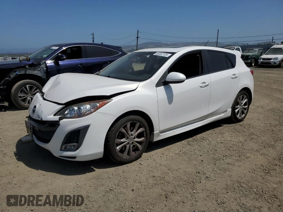 2011 Mazda 3 s Sport with VIN JM1BL1K61B1386111, listed as a Copart auction lot 55352125 with 135,966 mi miles and Salvage Title. Bid and sale history available at carsss.com. Image 1.