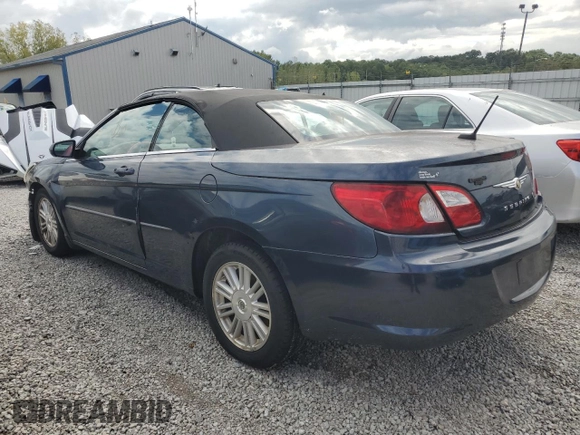 2008 Chrysler Sebring Touring with VIN 1C3LC55RX8N624562, listed as a Copart auction lot 72954124 with 118,988 mi miles and Salvage Title. Bid and sale history available at carsss.com. Image 2.