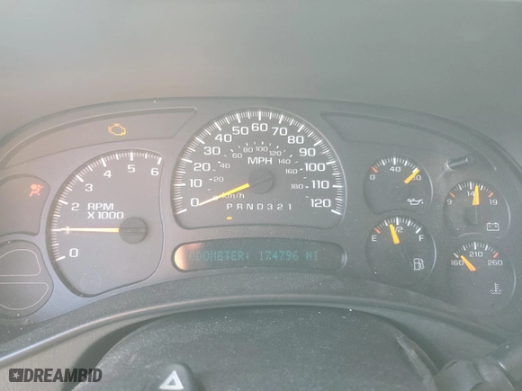 2003 GMC Sierra 1500 SLT with VIN 2GTEC19T731214525, listed as a Copart auction lot 65977044 with 174,796 mi miles and Non Repairable. Bid and sale history available at carsss.com. Image 9.