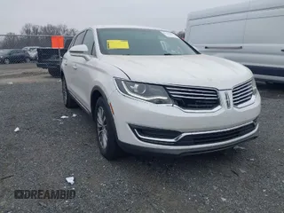 2016 Lincoln MKX Select with VIN 2LMTJ6KRXGBL66906, listed as a IAAI auction lot 41793955 with 159,046 mi miles. Bid and sale history available at carsss.com. Image 1.