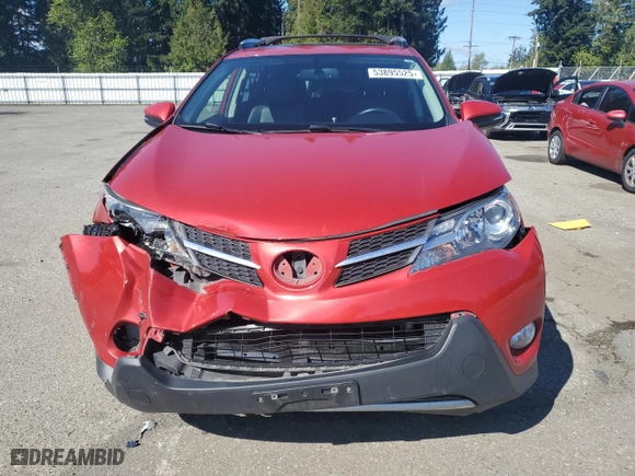 2015 Toyota RAV4 Limited with VIN JTMDFREV3FD154146, listed as a Copart auction lot 53895525 with 0 mi miles and Salvage Title. Bid and sale history available at carsss.com. Image 5.