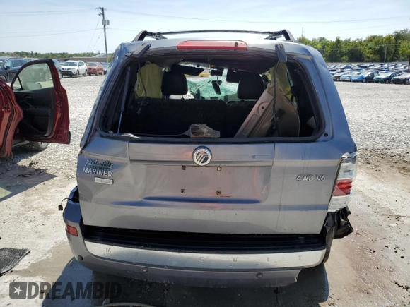 2008 Mercury Mariner Premier with VIN 4M2CU97148KJ19202, listed as a Copart auction lot 71016424 with 0 mi miles and Non Repairable. Bid and sale history available at carsss.com. Image 6.