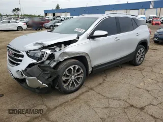 2019 GMC Terrain SLT z VIN 3GKALPEX4KL130755, wystawiony jako Copart lot #57057615 z przebiegiem 67 387 mil mil oraz Szkoda całkowita • Salvage title. Historia ofert i sprzedaży dostępna na DreamBid. Obrazek 1.