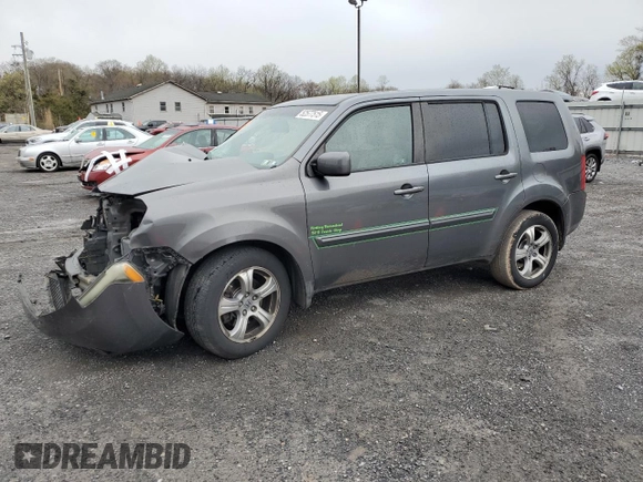 2012 Honda Pilot EX-L with VIN 5FNYF4H67CB020575, listed as a Copart auction lot 52577515 with 0 mi miles and Salvage Title. Bid and sale history available at carsss.com. Image 1.