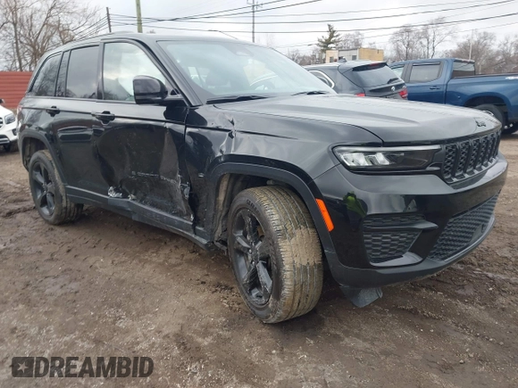 2023 Jeep Grand Cherokee Laredo z VIN 1C4RJHAG4PC599198, wystawiony jako IAAI lot #41741474 z przebiegiem 19 162 mil mil oraz . Historia ofert i sprzedaży dostępna na DreamBid. Obrazek 1.
