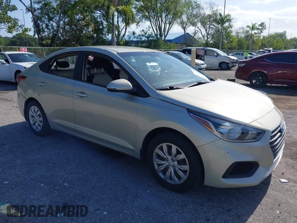 2018 Hyundai Accent SE with VIN 3KPC24A36JE033486, listed as a IAAI auction lot 41995147 with 75,599 mi miles. Bid and sale history available at carsss.com. Image 1.