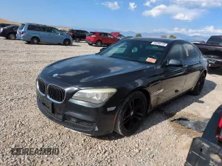 2011 BMW 7 Series 750i with VIN WBAKA8C59BCY36660, listed as a Copart auction lot 64260145 with 121,047 mi miles and Clean title. Bid and sale history available at DreamBid. Image 1.