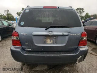 2006 Toyota Highlander w/3rd Row with VIN JTEDP21A360112229, listed as a Copart auction lot 71392764 with 0 mi miles and Salvage Title. Bid and sale history available at carsss.com. Image 6.