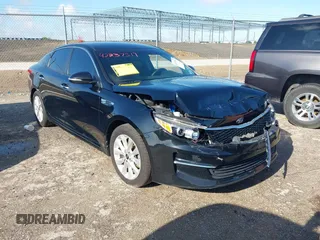 2018 Kia Optima S with VIN 5XXGT4L31JG260720, listed as a IAAI auction lot 42337517 with 111,682 mi miles and . Bid and sale history available at DreamBid. Image 1.