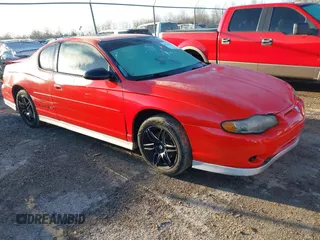 2001 Chevrolet Monte Carlo SS with VIN 2G1WX15K919153076, listed as a IAAI auction lot 41726623 with 159,821 mi miles and . Bid and sale history available at DreamBid. Image 1.