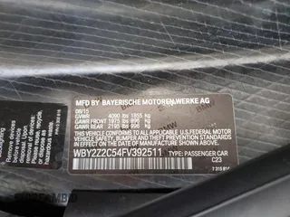 2015 BMW i8 z VIN WBY2Z2C54FV392511, wystawiony jako Copart lot #53033563 z przebiegiem 51 024 mil mil oraz . Historia ofert i sprzedaży dostępna na DreamBid. Obrazek 13.