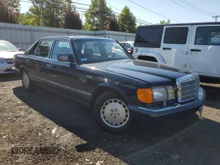 1991 Mercedes-Benz 420 with VIN WDBCA35E1MA599800, listed as a Copart auction lot 66687274 with 84,817 mi miles and Non Repairable. Bid and sale history available at carsss.com. Image 4.