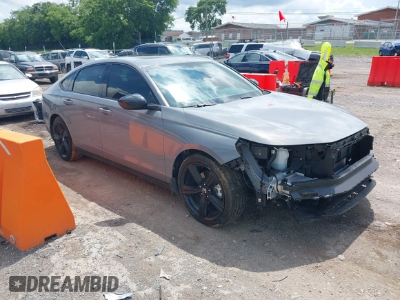 2025 Honda Accord Sport-L with VIN 1HGCY2F79SA007288, listed as a IAAI auction lot 42469770 with 11,494 mi miles and . Bid and sale history available at DreamBid. Image 1.