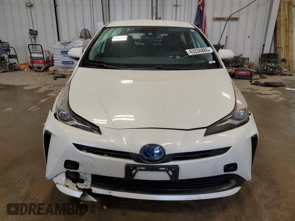 2020 Toyota Prius L Eco z VIN JTDKARFU9L3106230, wystawiony jako Copart lot #43336865 z przebiegiem 34 116 mil mil oraz Nie do naprawy • Non repairable. Historia ofert i sprzedaży dostępna na DreamBid. Obrazek 5.
