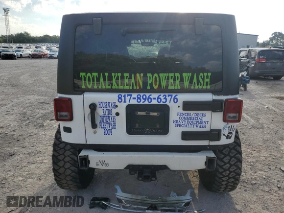 2016 Jeep Wrangler Unlimited Sport with VIN 1C4BJWDG5GL121549, listed as a Copart auction lot 67299323 with Not provided miles and Salvage title. Bid and sale history available at DreamBid. Image 6.