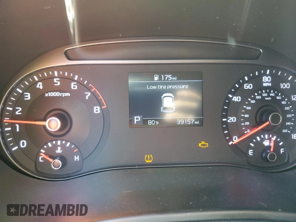 2020 Kia Soul LX with VIN KNDJ23AU6L7118891, listed as a Copart auction lot 52617595 with 39,157 mi miles and Salvage Title. Bid and sale history available at carsss.com. Image 9.