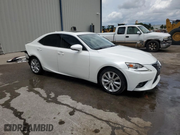 2015 Lexus IS 250 with VIN JTHBF1D21F5050392, listed as a Copart auction lot 63562215 with 101,942 mi miles and Salvage title. Bid and sale history available at DreamBid. Image 4.