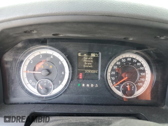 2016 Ram 1500 Express with VIN 1C6RR6FG7GS128228, listed as a Copart auction lot 52139005 with 209,068 mi miles and Salvage title. Bid and sale history available at DreamBid. Image 9.